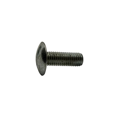 Suburban Bolt And Supply 3/8"-16 x 3/4 in Slotted Truss Machine Screw, Zinc Plated Steel A0300240048TZ